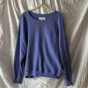 THE GREAT. periwinkle College sweatshirt - size 2 - medium - excellent pre-loved